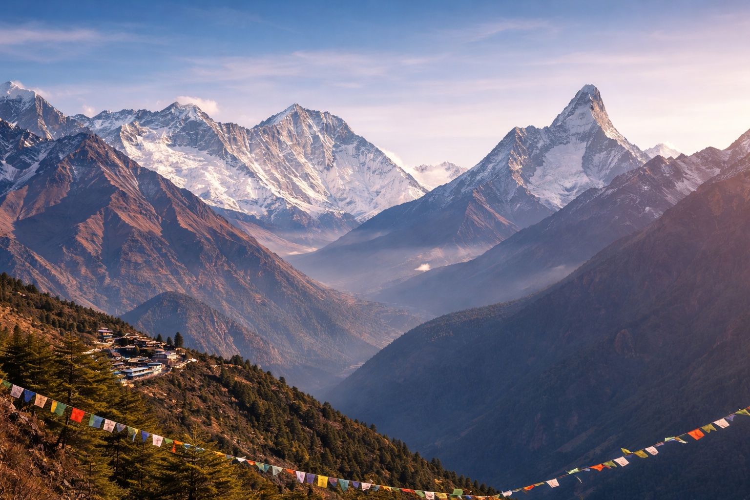 Ama Dablam above the Khumbu valley